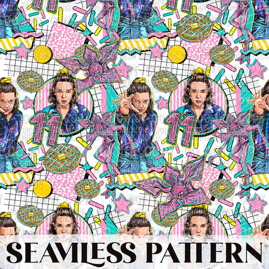 Eleven Seamless Pattern PNG