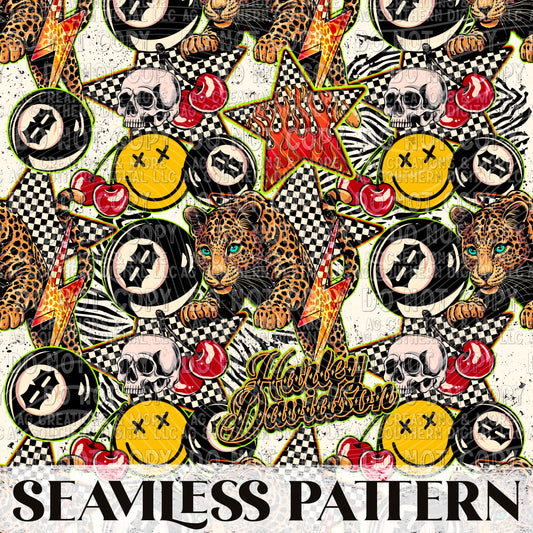 HD Leopard Seamless Pattern PNG