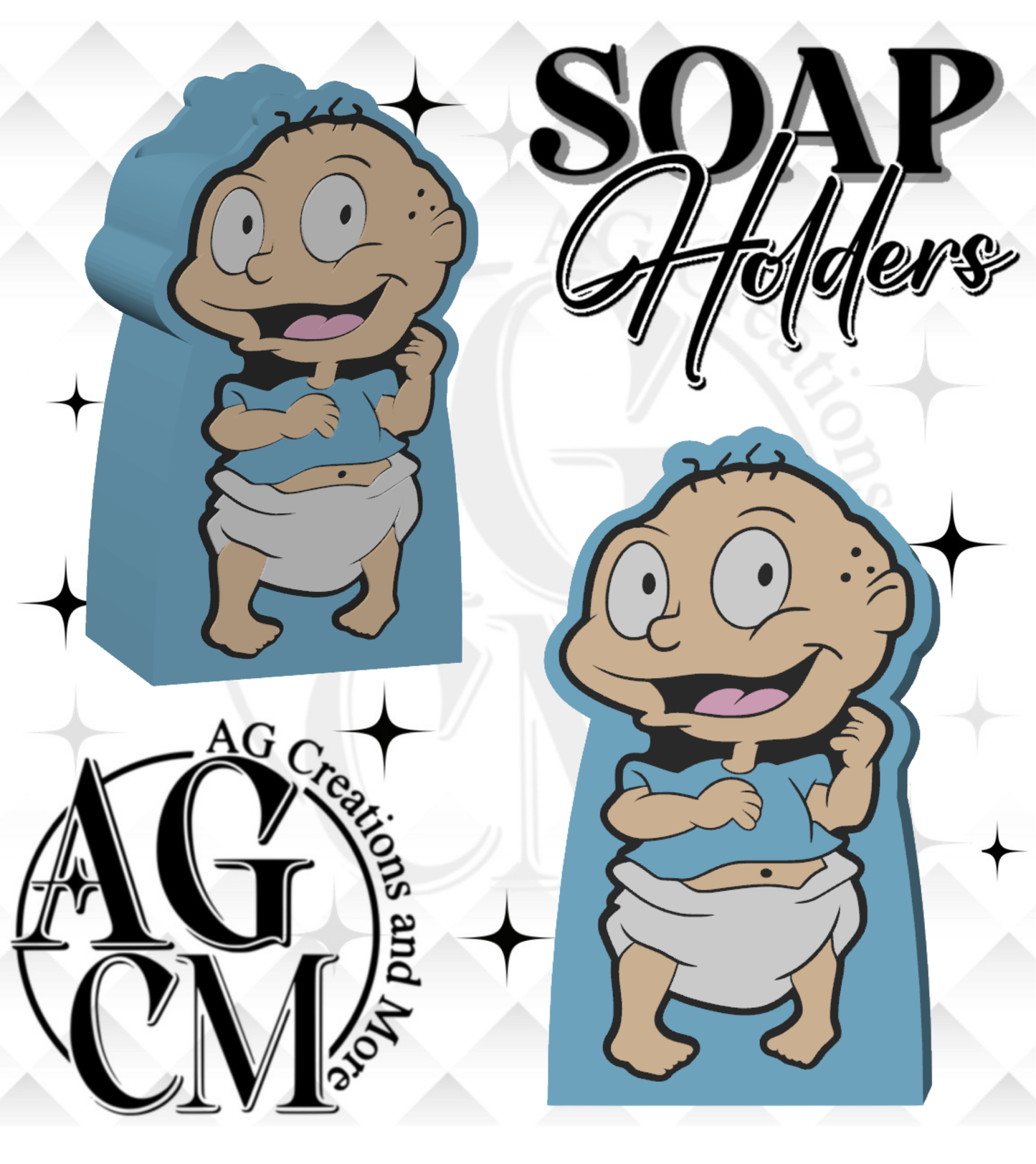 90 baby 3D Soap Holders (wholesale)