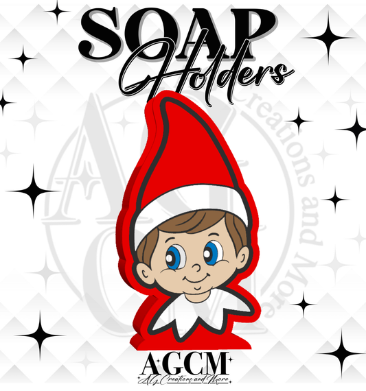 Naughty Elf 3D Soap Holders STL / 3MF Files