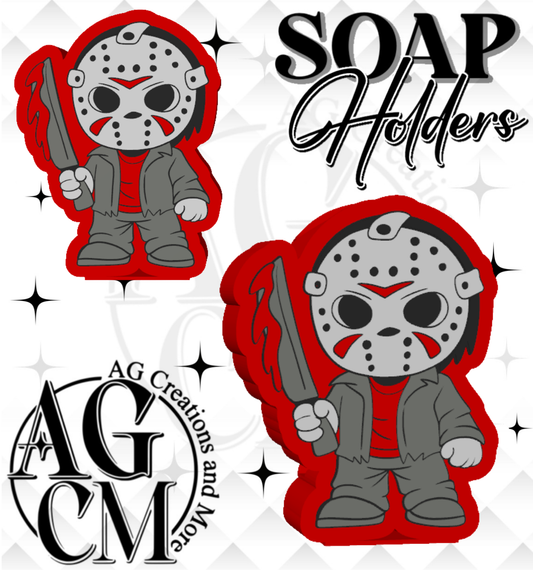 Scary Guy (2nd Version) 3D Soap Holders STL / 3MF Files