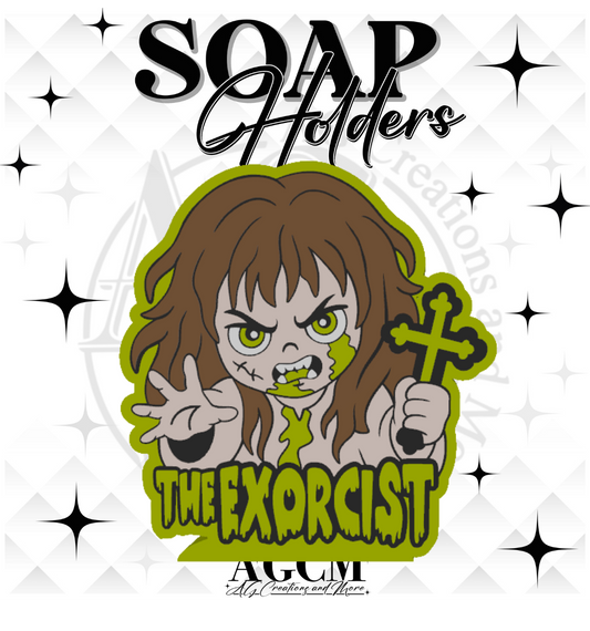 Possessed Girl 3D Soap Holders STL / 3MF Files