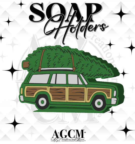 Christmas Station Wagon 3D Soap Holders STL / 3MF Files