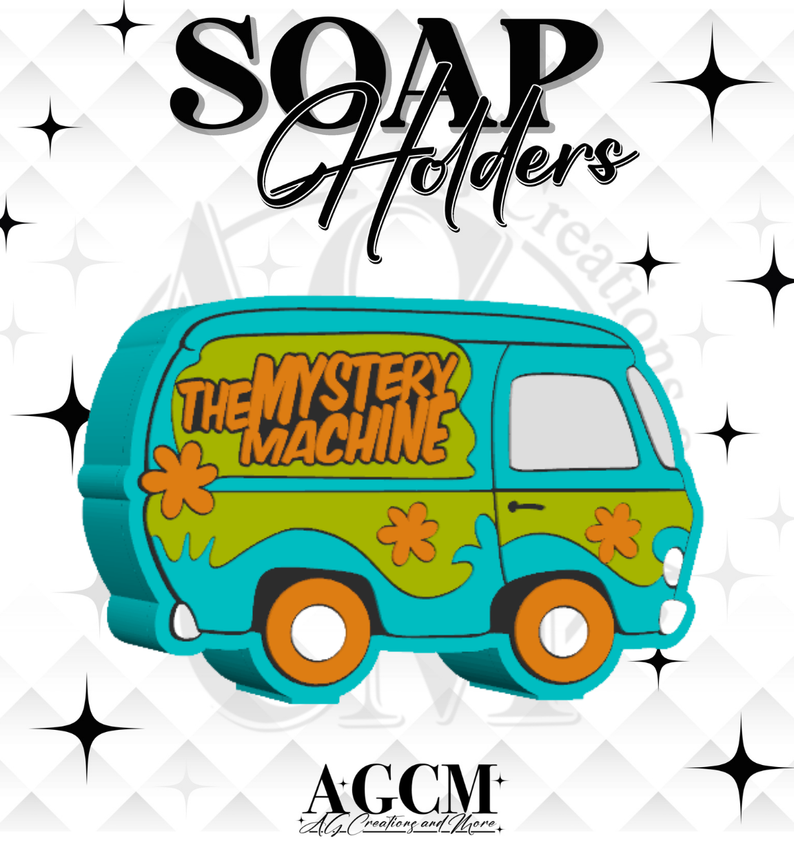 Mystery Van 3D Soap Holders STL / 3MF Files