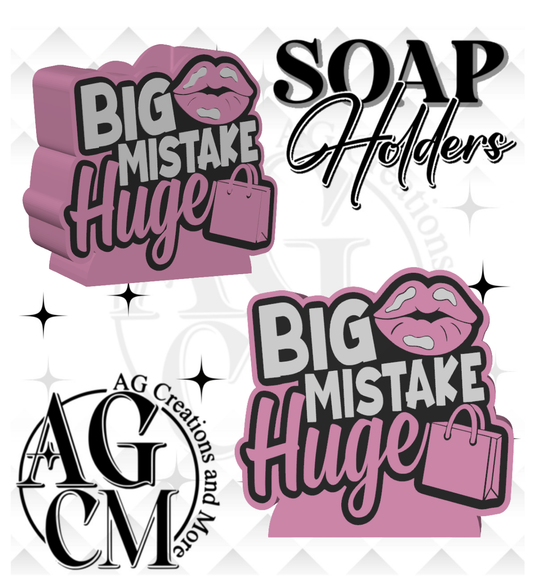 Big Mistake huge 3D Soap Holders STL / 3MF Files
