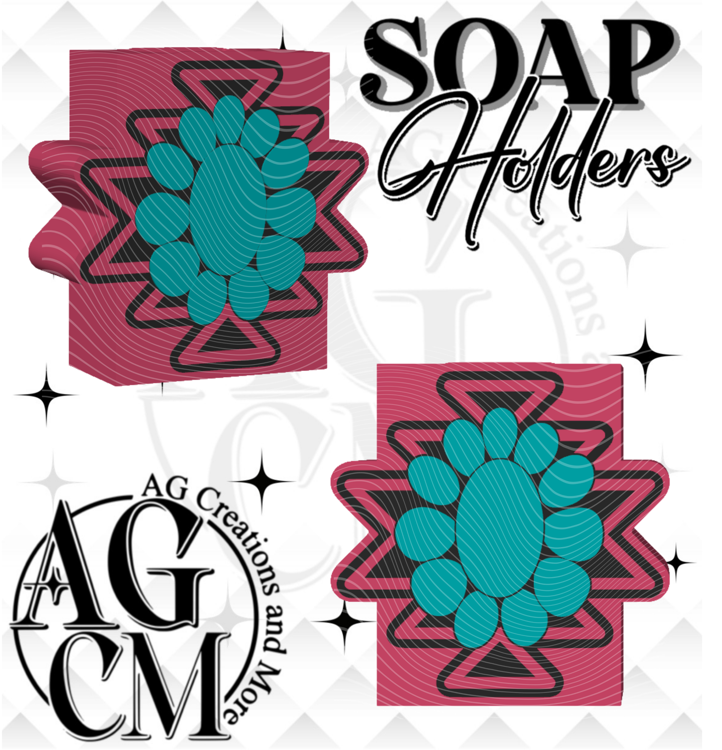 Aztec 3D Soap Holders (wholesale)