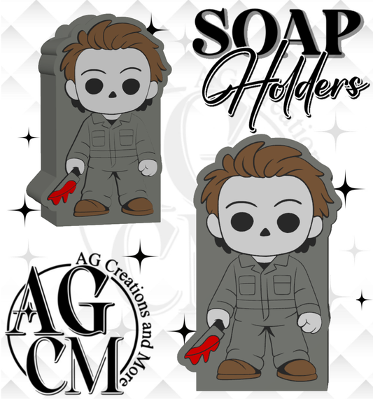White Mask Guy 3D Soap Holders (wholesale)