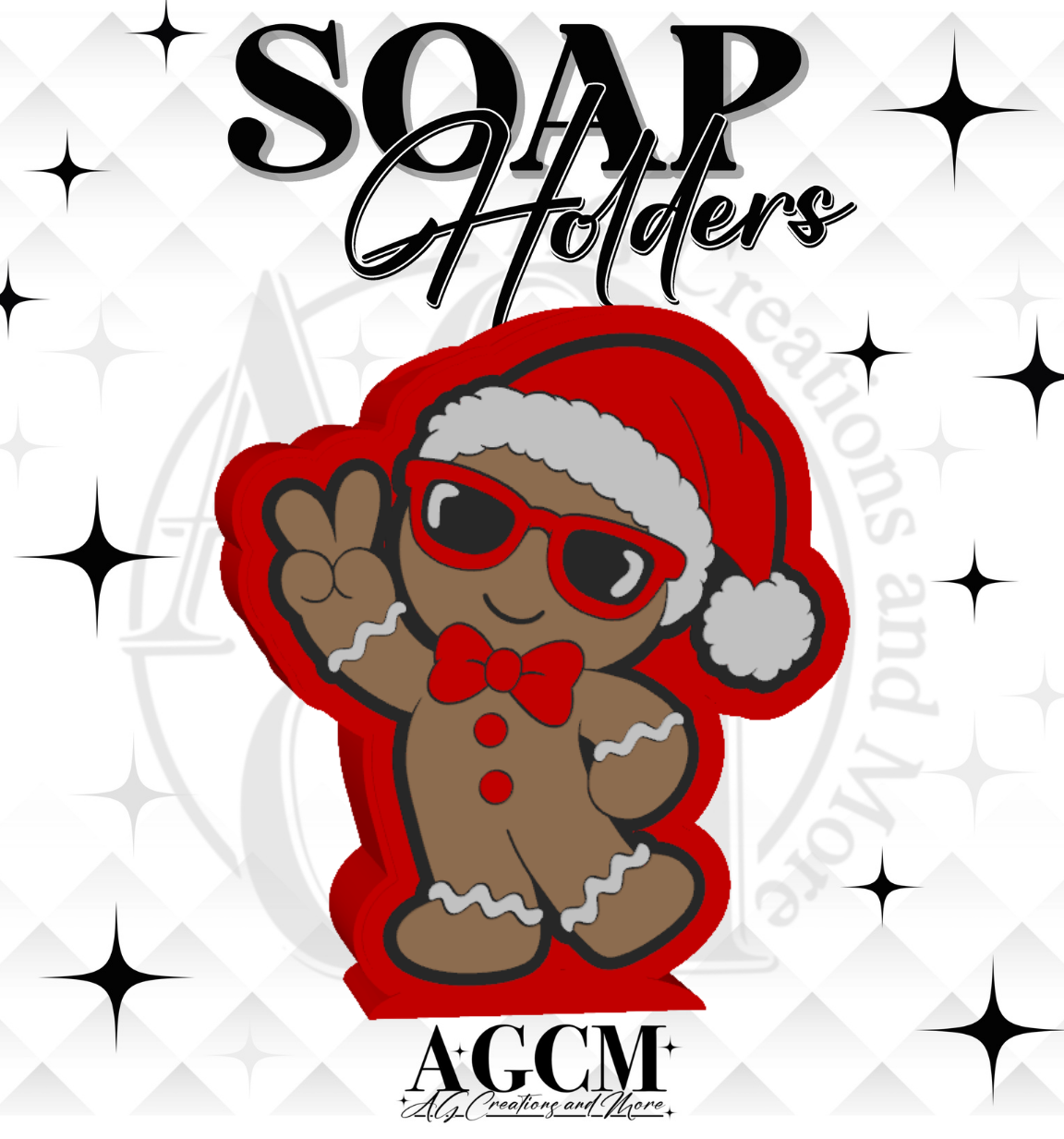 Gingerbread 3D Soap Holders (wholesale)