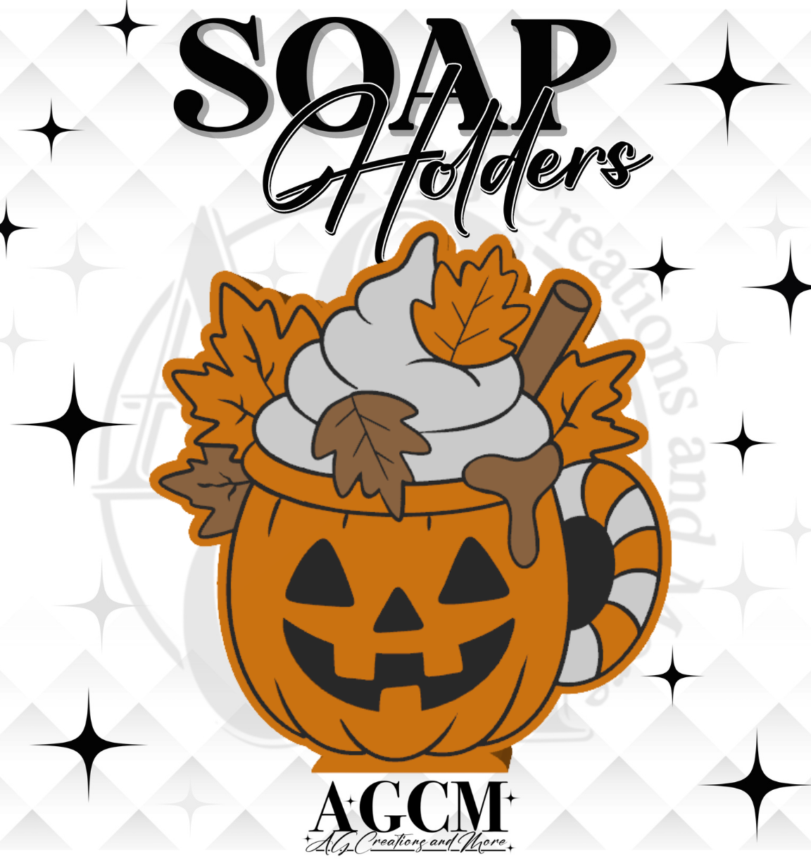 Pumpkin Spice 3D Soap Holders (wholesale)