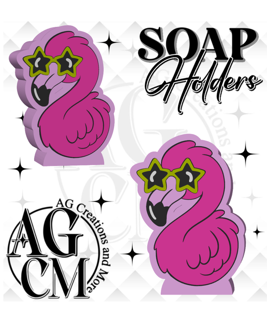 Flamingo 3D Soap Holders STL / 3MF Files