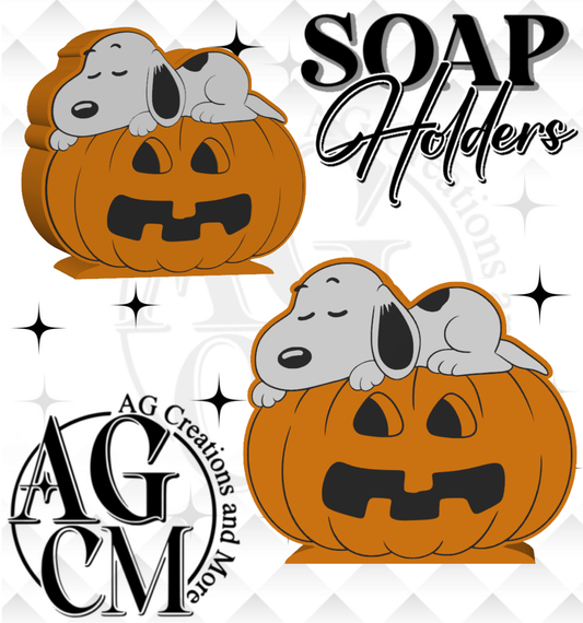 Pumpkin Pup 3D Soap Holders (wholesale)