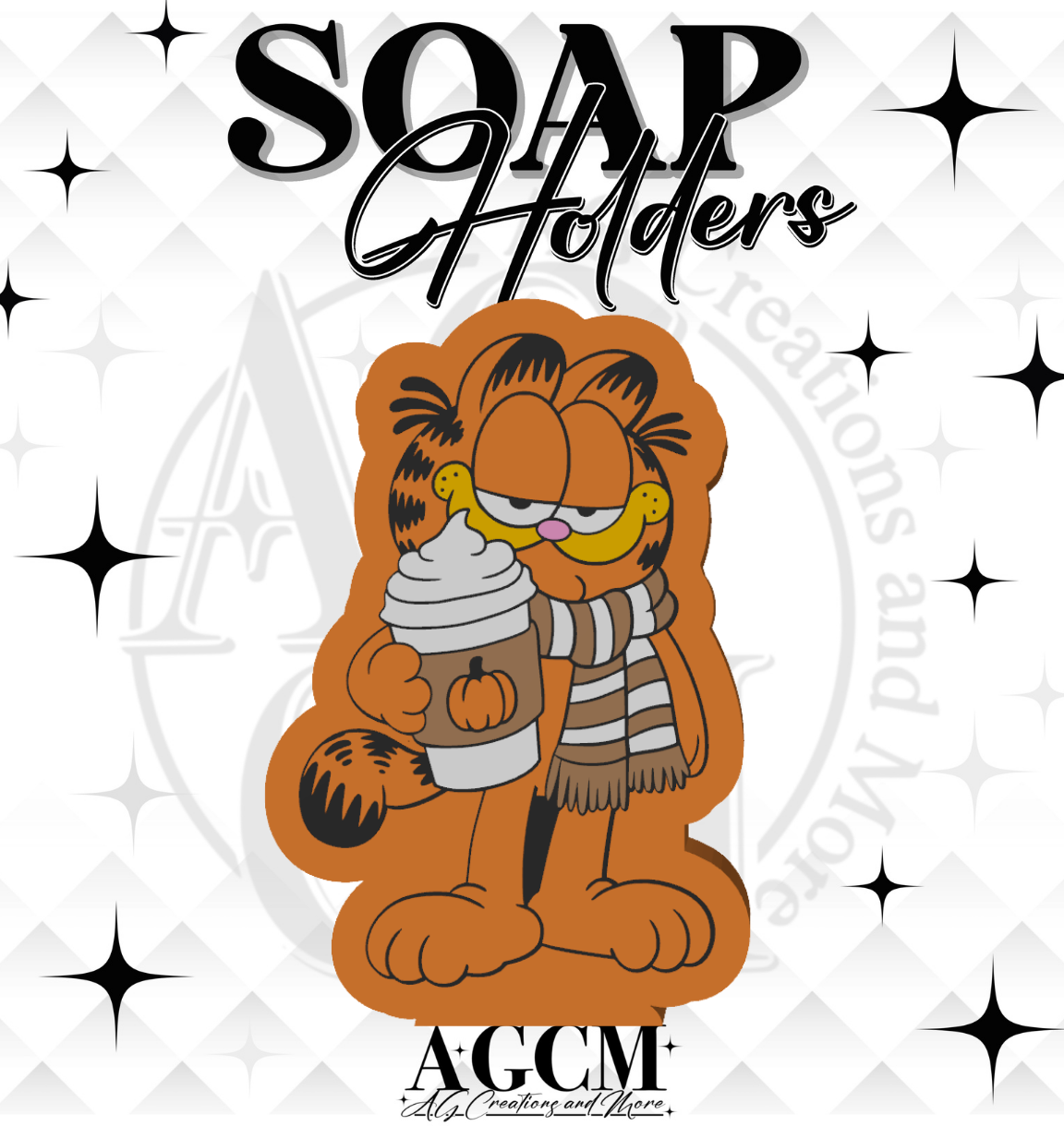 Fall Orange Cat 3D Soap Holders (wholesale)