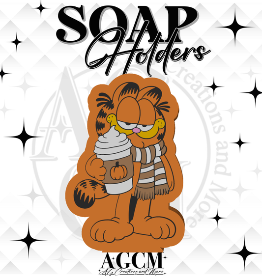 Fall Orange Cat 3D Soap Holders (wholesale)