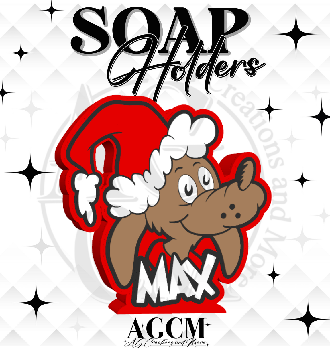 G-Xmas Dog 3D Soap Holders (wholesale)