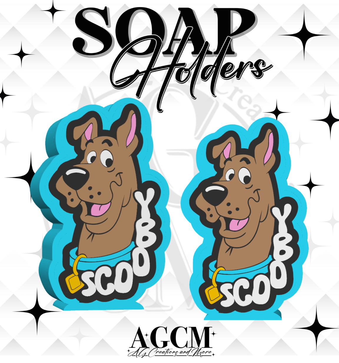 Mystery Dog 3D Soap Holders STL / 3MF Files