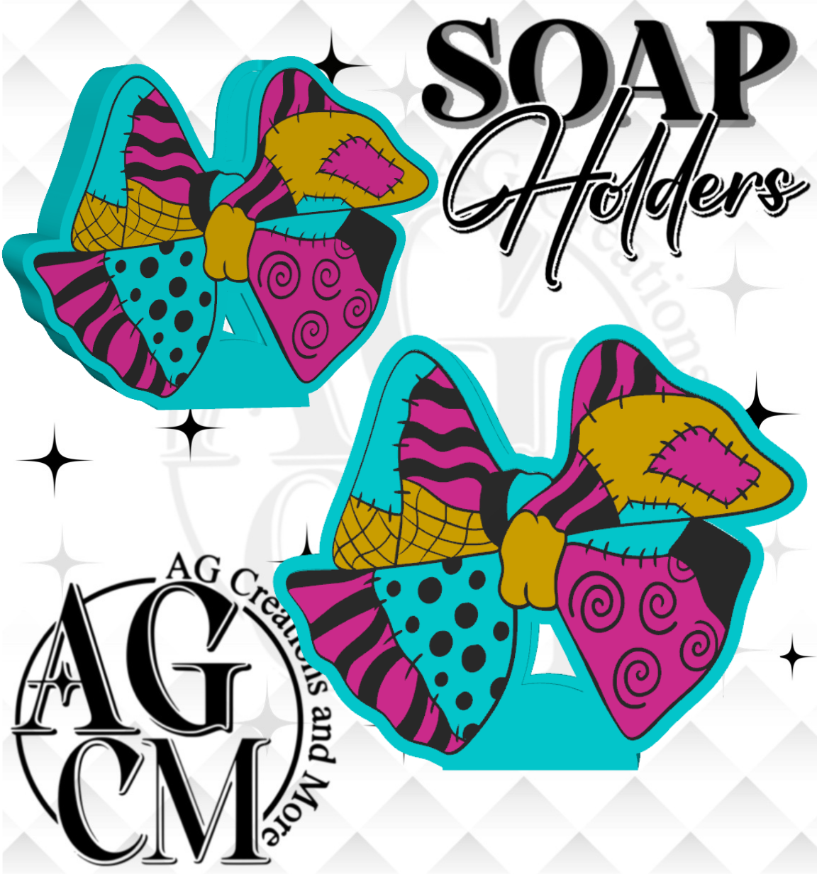 Sally Bow 3D Soap Holders (wholesale)