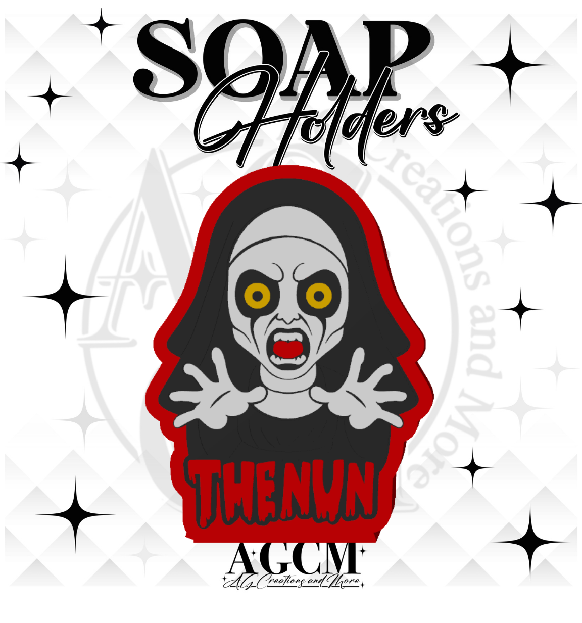 Nun 3D Soap Holders STL / 3MF Files