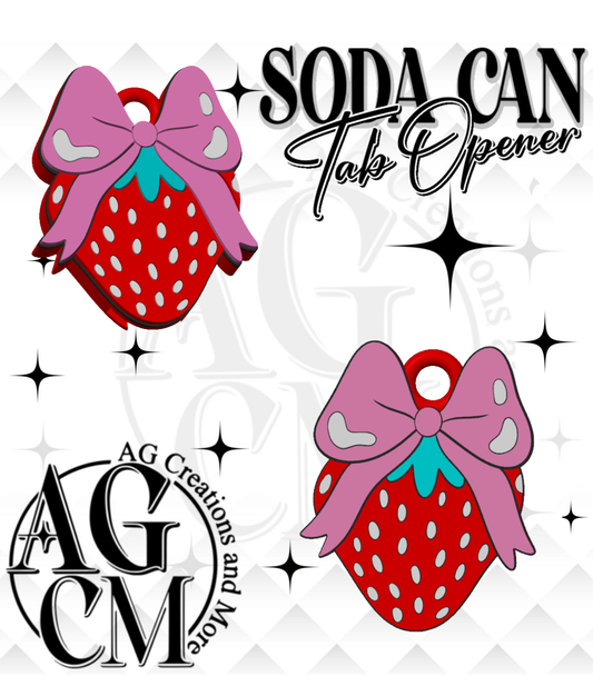 Strawberry Soda Can Tab Opener (wholesale)