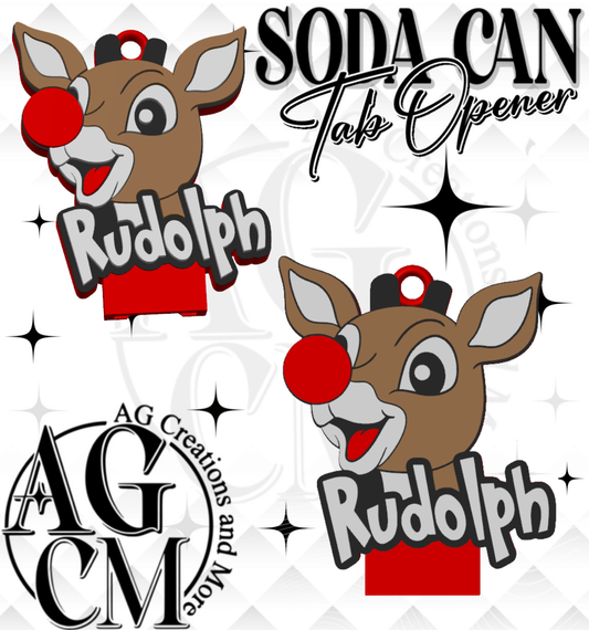 Red Nose Reindeer Tab Opener (wholesale singles)
