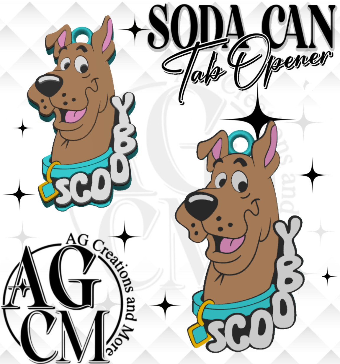 Mystery Dog Tab Opener STL 3MF File