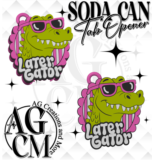 Later Gator Soda Can Tab Opener (wholesale singles)