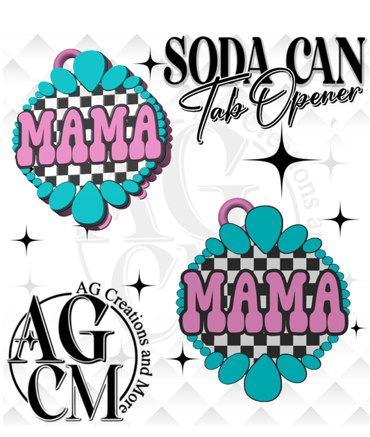 mama concho Soda Tab Opener STL 3MF File