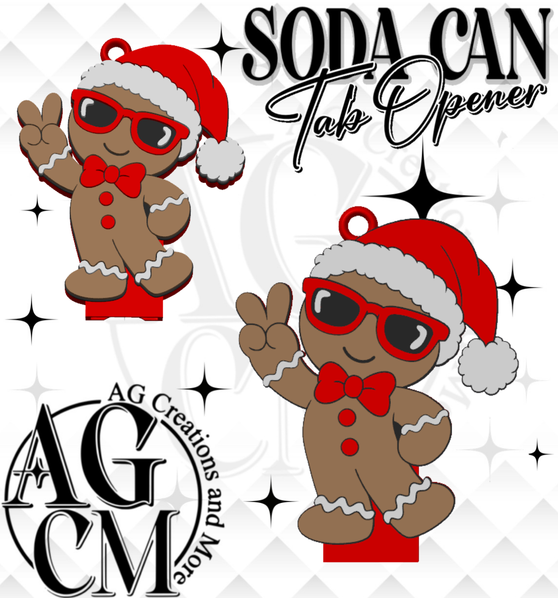 Gingerbread Tab Opener (wholesale singles)