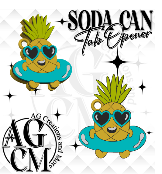 Pineapple Soda Can Tab Opener (wholesale singles)