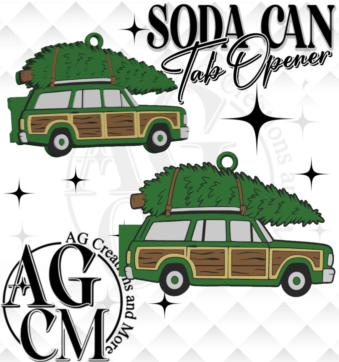 Christmas Station Wagon Tab Opener (wholesale singles)