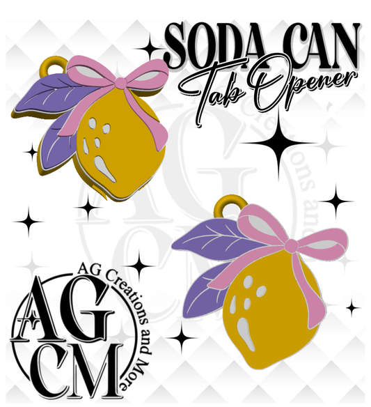 Lemon Soda Can Tab Opener (wholesale singles)