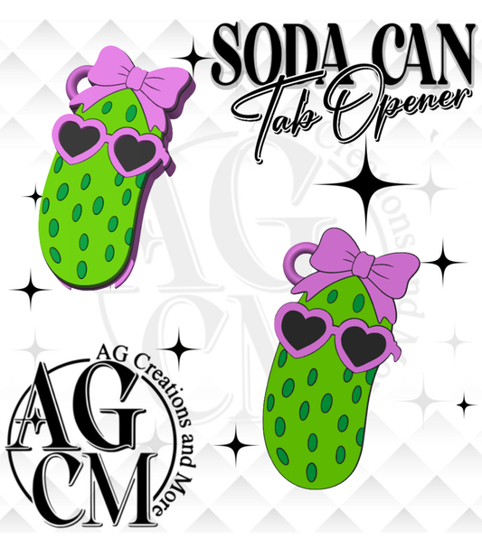 Pickle Soda Tab Opener STL 3MF File