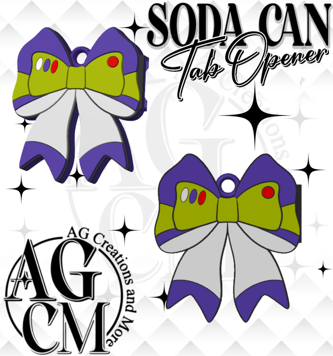 Light year bow Tab Opener STL 3MF File