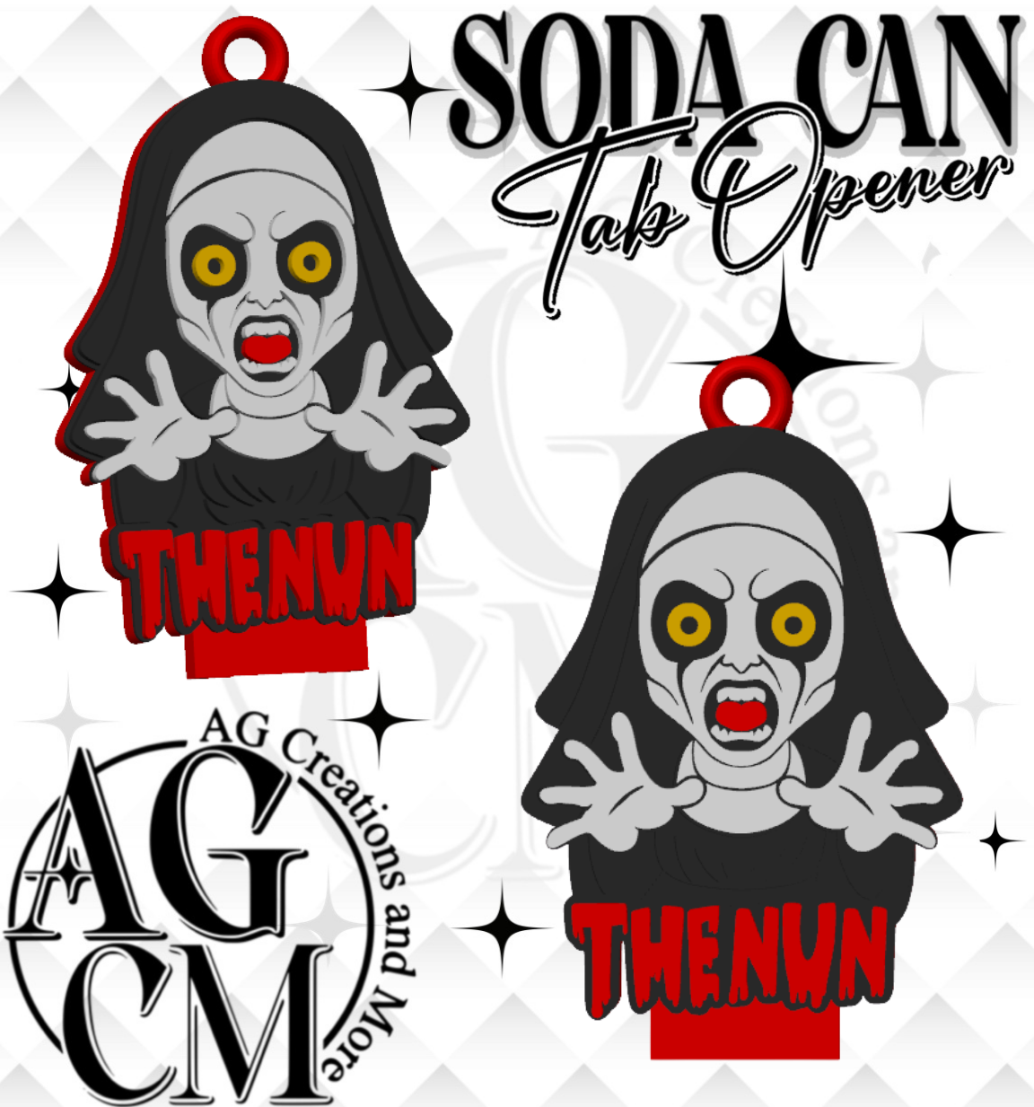 Nun Tab Opener STL 3MF File