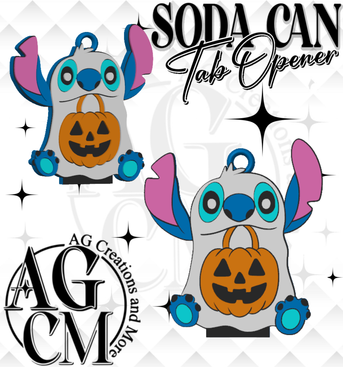 Blue guy ghost  Tab Opener (wholesale singles)