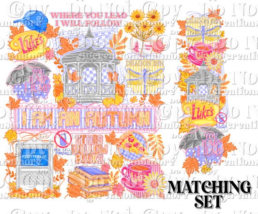 Stars Hallow set Digital Download PNG