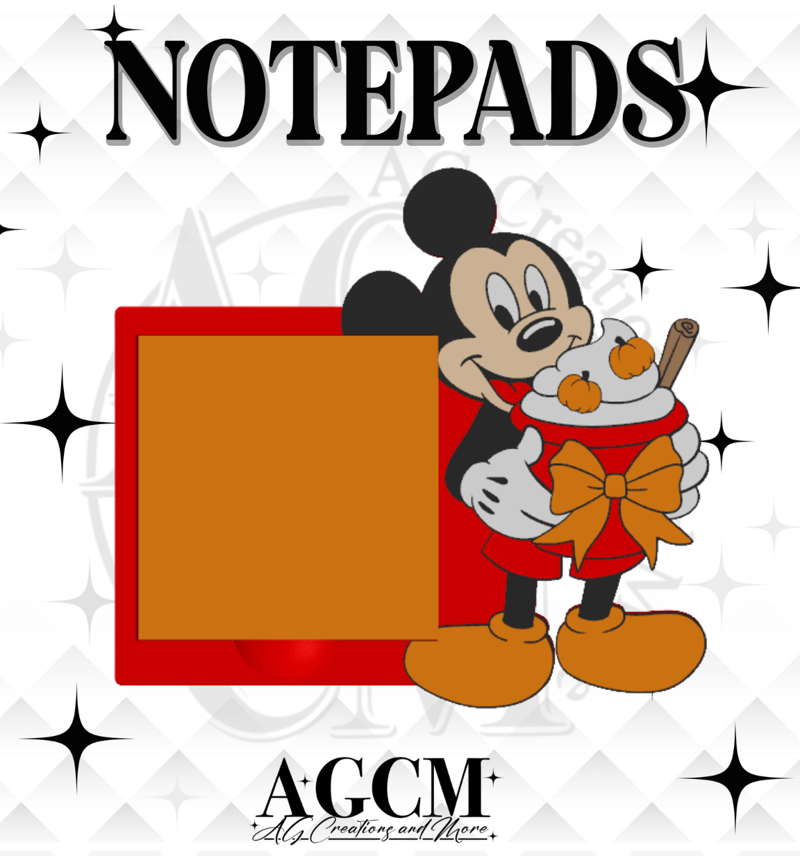 Fall Mouse 3D Sticky Notepad (wholesale)