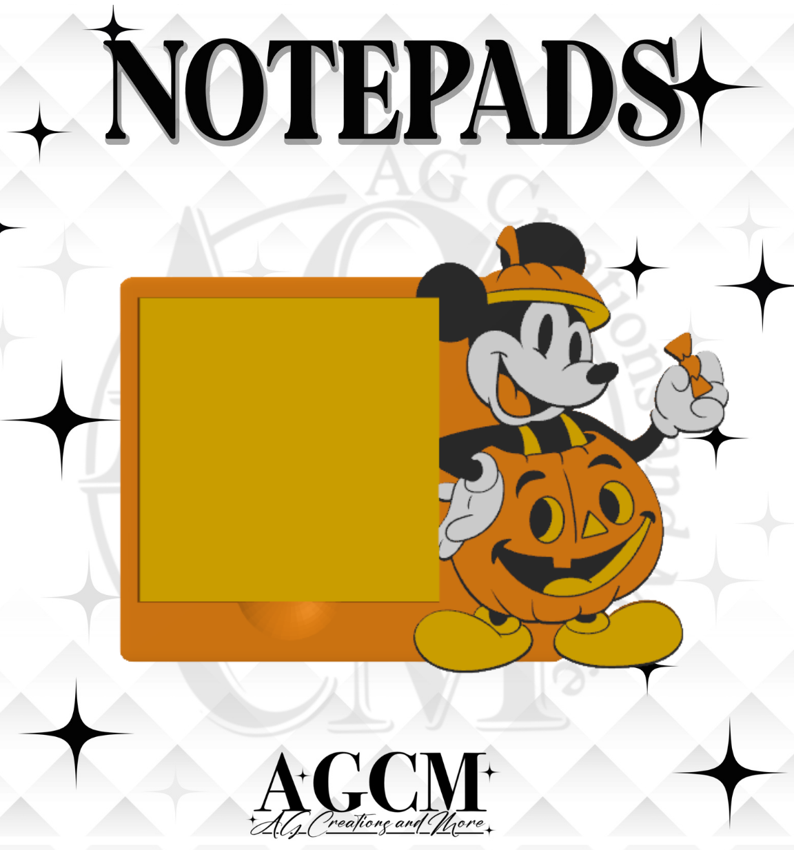Vintage MM 3D Sticky Notepad (wholesale)