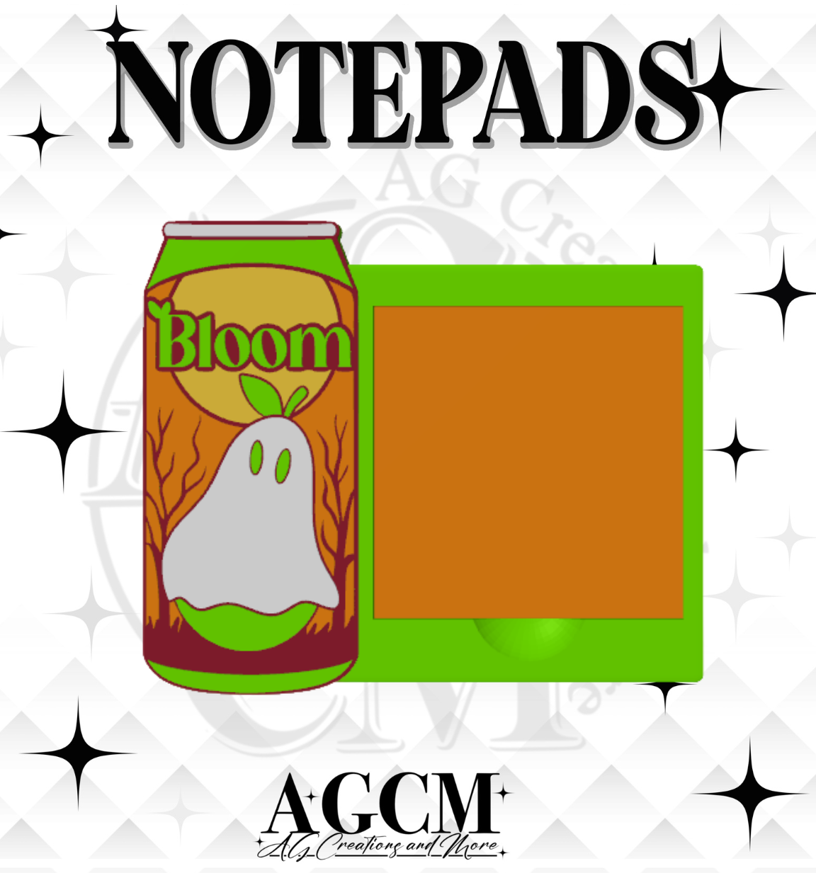 Ghost Energy Drink 3D Sticky Notepad (wholesale)
