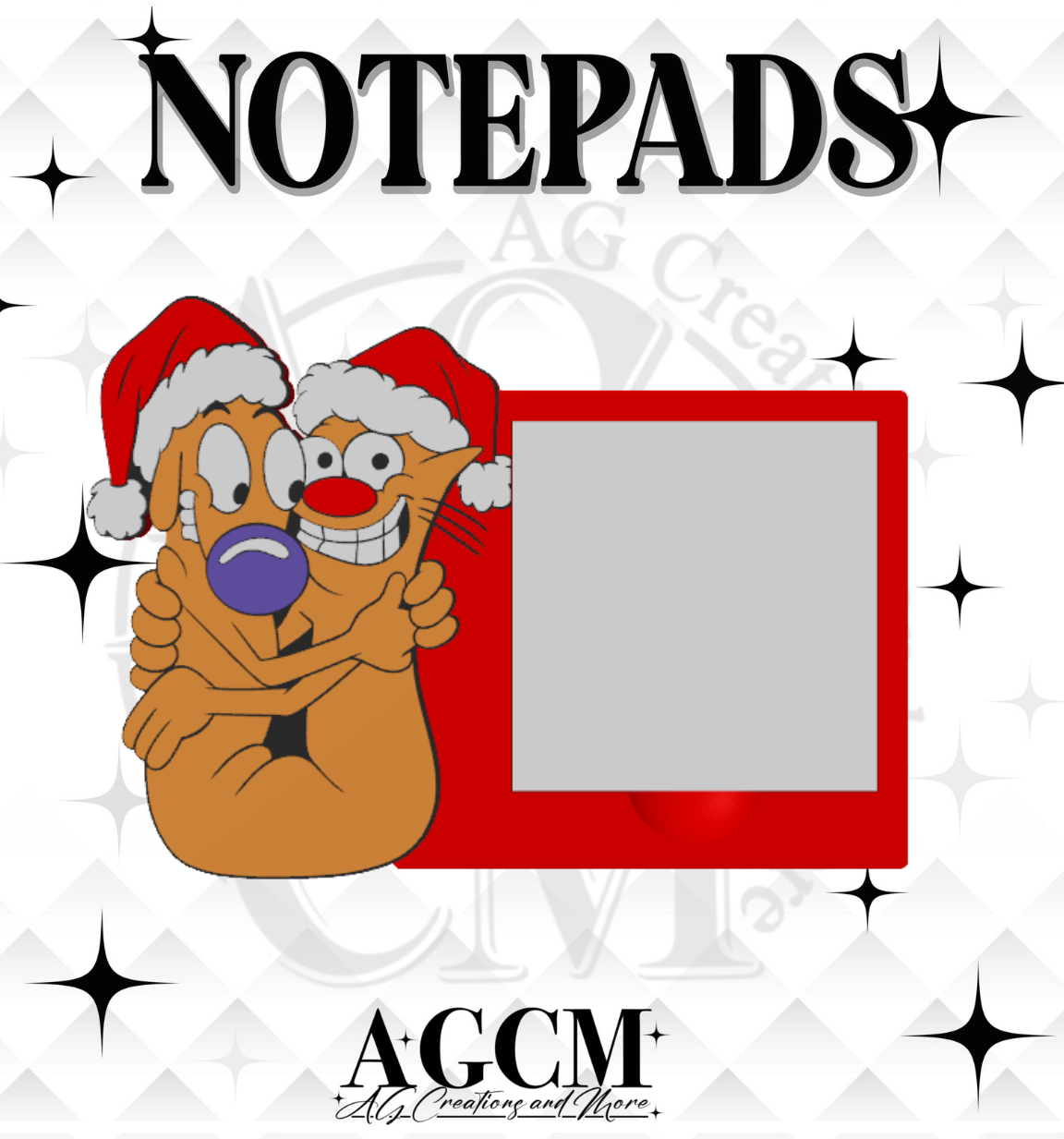 90s Quirky Duo 3D Sticky Notepad (wholesale)