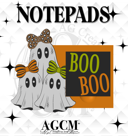 Boo Boo 3D Sticky Notepad STL 3MF files
