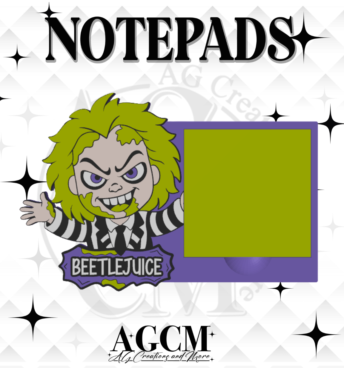 BJ 3D Sticky Notepad STL 3MF files