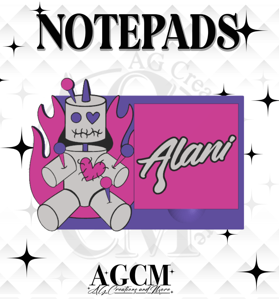 Voo 3D Sticky Notepad STL 3MF files
