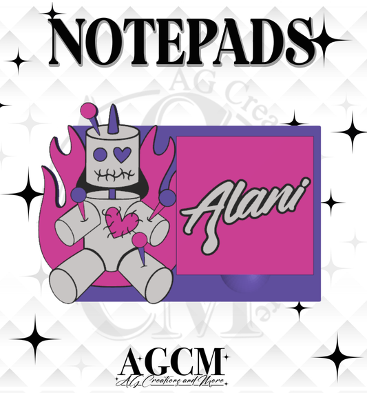 Voo 3D Sticky Notepad STL 3MF files