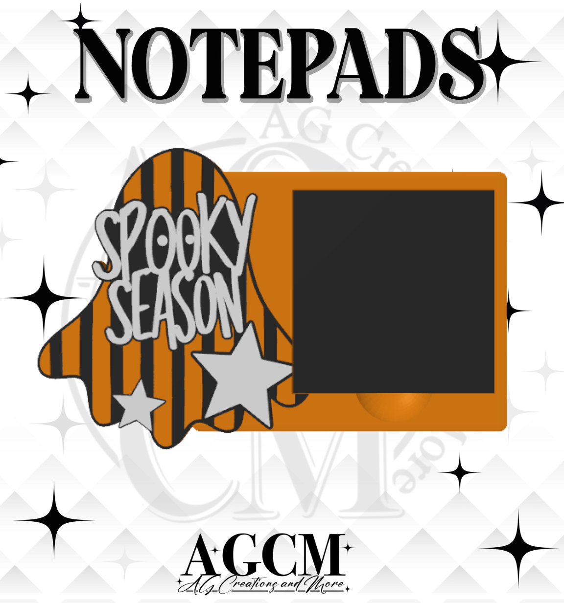 Spooky Season 3D Sticky Notepad (wholesale)
