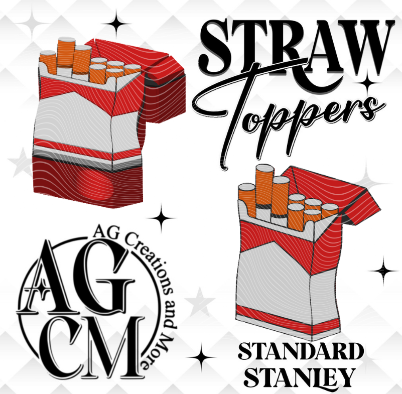 Cigs  3D Straw Topper 3MF File