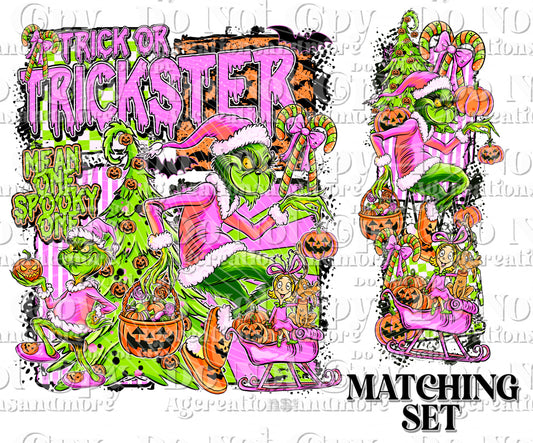 Green Trickster set Digital Download PNG