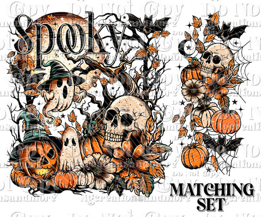 Spooky set Digital Download PNG