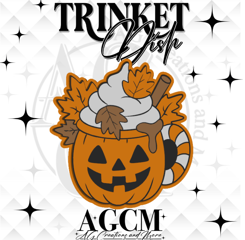 Pumpkin Spice 3D Trinket Dish (wholesale)