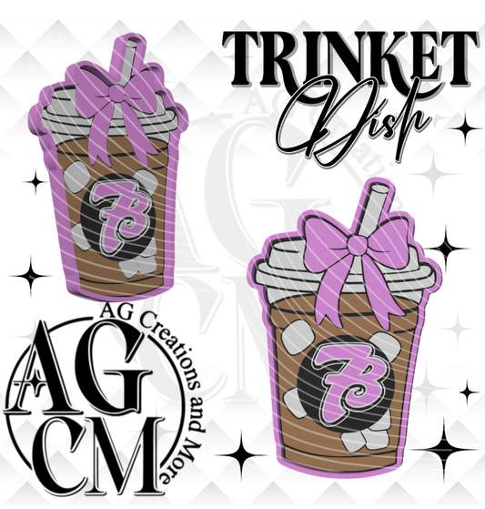 Pink Ice Coffee Drink 7B 3D Trinket Dish STL/ 3Mf