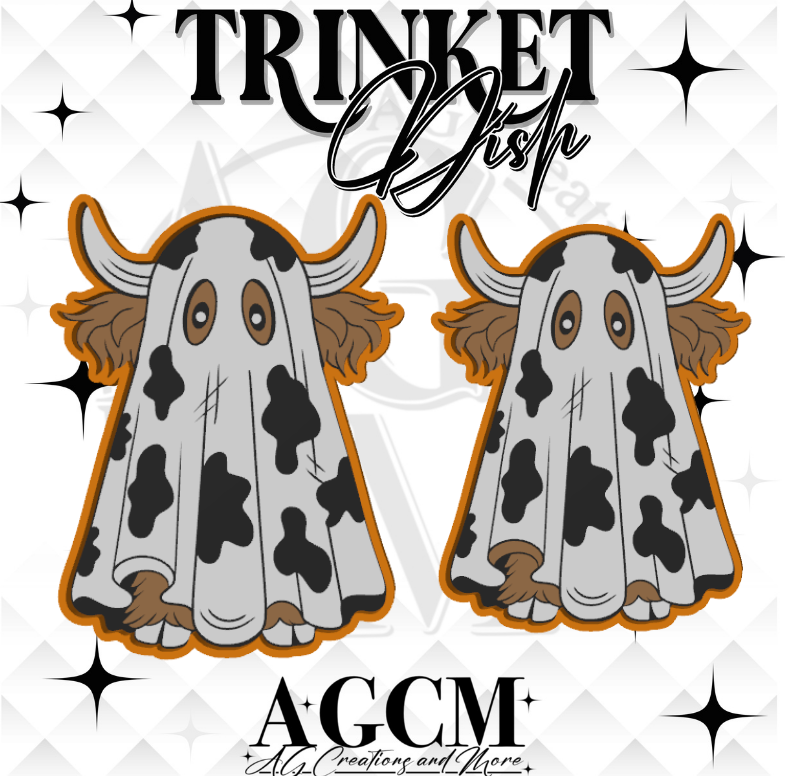 Boo yall  3D Trinket Dish STL/ 3Mf